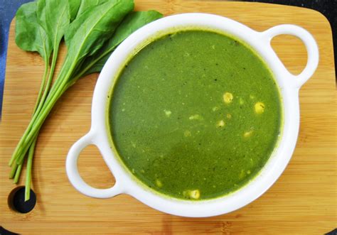 Spinach Soup Recipe Creamy Palak Soup Mummy Recipes