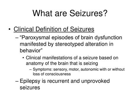 Ppt Epilepsy And Seizures Powerpoint Presentation Free Download Id