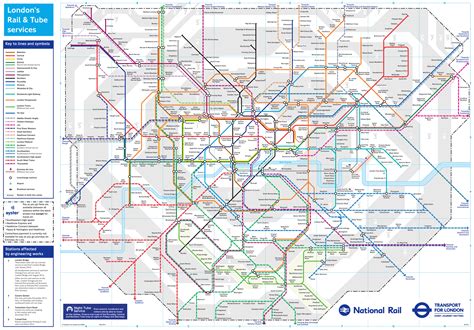 Tube And Rail London Underground Tube Map London Underground Map