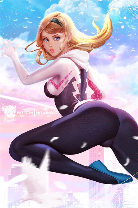 prywinko art spider gwen