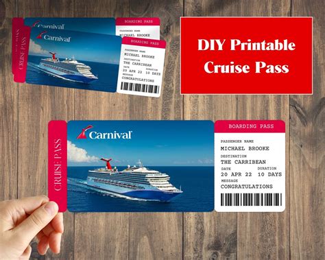 Carnival Cruise Boarding Pass