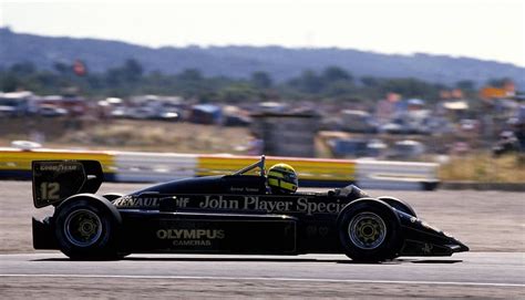 Ayrton Senna Paul Ricard França 1985 Lotus 97t Renault Gordini