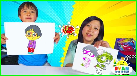 You could also print the image while using the print button above the image. 3 Marker Challenge with Ryan vs Mommy!!! in 2020 | Panda ...