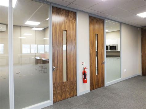 Office Doors Solid Glass Laminate Doors Rodley Interiors