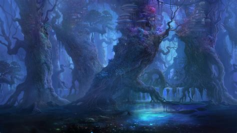 Blue Forest By Gypcg On Deviantart