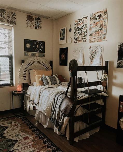 New Boho Dorm Room Bedding With Simple Decor Home Design Ideas