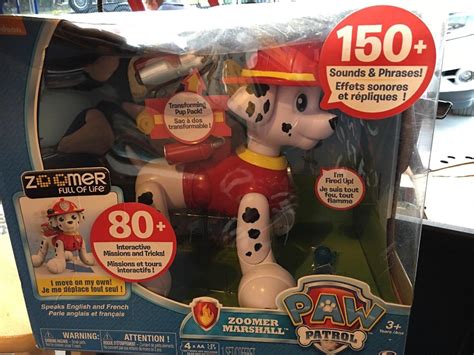 Paw Patrol Zoomer Marshall Interactive Pup Electronic Robotic Toy