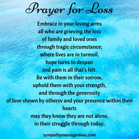 Prayer For Those Grieving The Loss Of A Loved One Churchgistscom