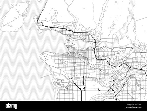 Area Map Of Vancouver Canada This Artmap Of Vancouver Contains