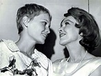 Mia Farrow and her mom Maureen O'Sullivan