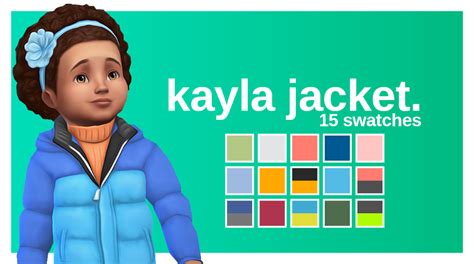 Theweebsimmer Kaylajacket In 2020 Sims 4 Toddler Sims 4 Children Sims