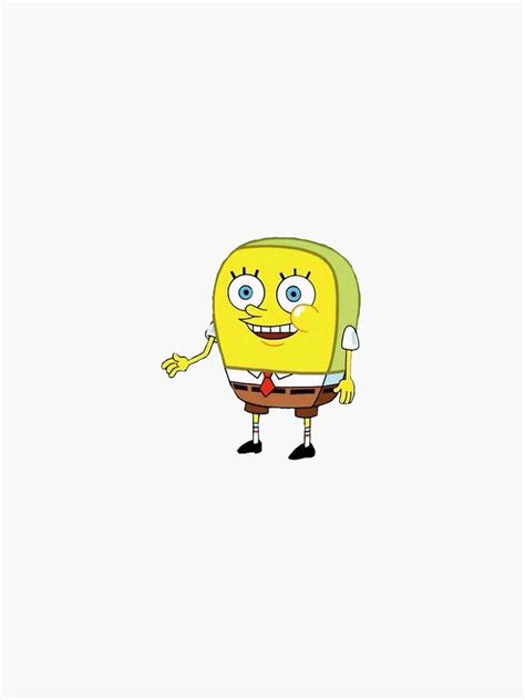 Normal Spongebob Meme Sticker Sticker By Anthony908 Redbubble