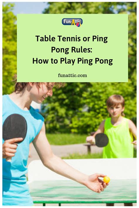 This is the most basic serve in ping pong. Ping Pong Rules: How to Play Ping Pong | Tennis workout ...