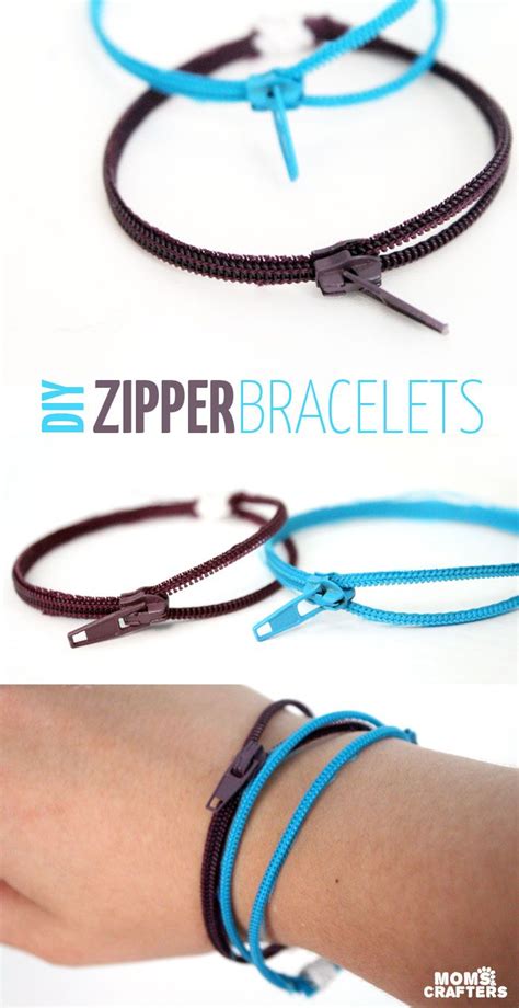 Make These Fun Zipper Bracelets Zipper Bracelet Zipper Jewelry