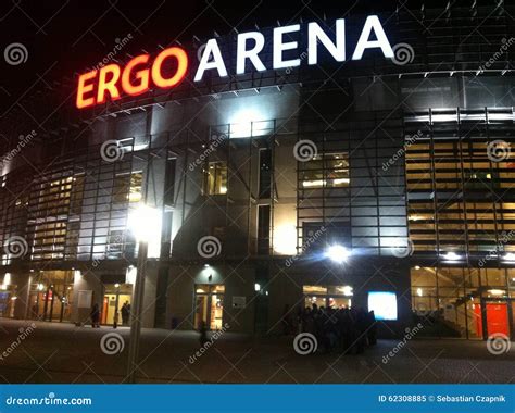 Ergo Arena In Gdansk Poland Editorial Image Image Of Lighting