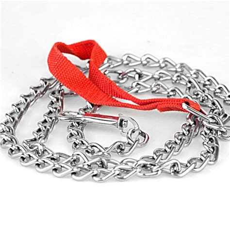 Cool Metal Stainless Steel Dog Leashes Chain For Small Medium Large