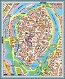 Map of LÜBECK historic old city (City in Germany, Schleswig-Holstein ...