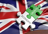 United Kingdom Economy And Financial Market Growth Concept 3d Rendering ...