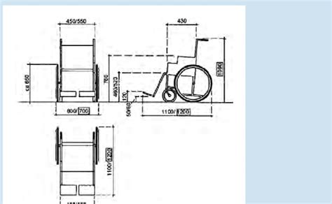 Wheel Chair Dimensions According Iso 7193 Download Scientific Diagram