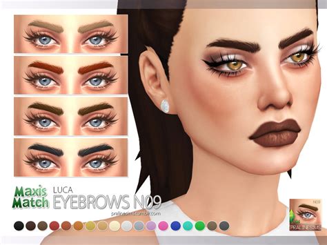 Pralinesims Maxis Match Eyebrow Pack N01