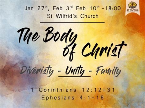 The Body Of Christ Unity St Wilfrids