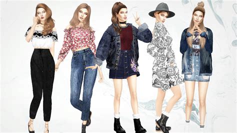 The Sims 4 My Style V2 Lookbook Cc Link Downloads Youtube