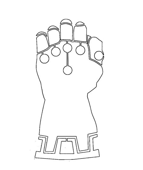 After the super hero squad defeat the dark surfer, the gems and sword are destroyed, sending infinity fractals across the universe. Simple Infinity Gauntlet Coloring Page - Free Printable ...