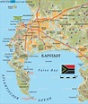 Map of Cape Town (South Africa) - Map in the Atlas of the World - World ...