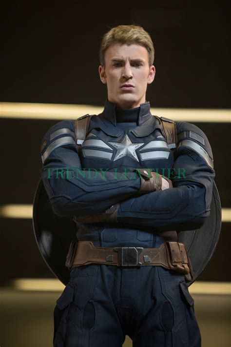 Captain America The Winter Soldier Chris Evans Jacket Costume Trendy