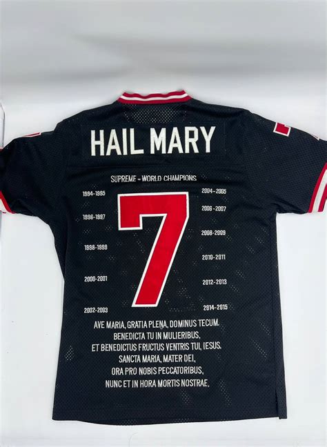 Supreme 2015 Hail Mary Jersey Grailed