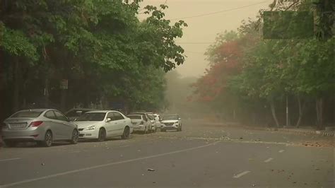massive dust storm hits delhi see pics
