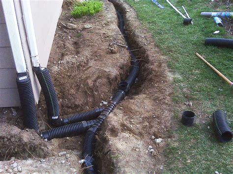 Underground gutter extensions eliminate the unsightly gutter endings nearing sidewalks and driveways. Downspout Drainage|Drainage Contractor|Monmouth County ...