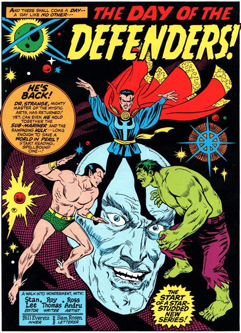 The Day Of The Defenders By Ross Andru And Bill Everett Comic Book