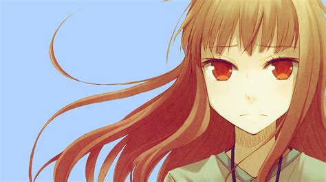 Spice And Wolf Anime Face Hd Wallpaper Anime Wallpaper