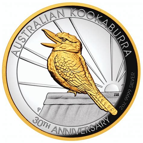 Dense, irritating, miniature beast of burden. Silver Coin-Australian Kookaburra 2oz Gilded High Relief ...