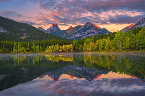 Wedge Pond Sunrise And Reflection Fine Art Photo Print Photos By