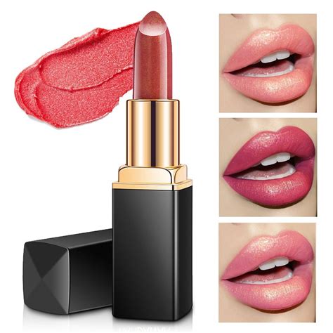 6 Color Gradient Lip Lipstick Makeup Magic Temperature Changing Metal
