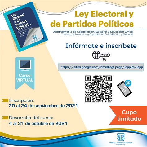Convocatoria Para Participar En El Curso Virtual Ley Electoral Y De