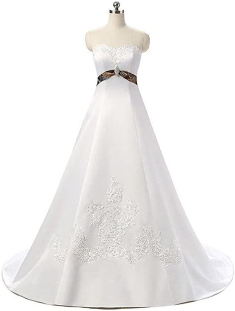 A photographic reference michael d. Designer Brautkleid A linie Tarnung | Camouflage ...