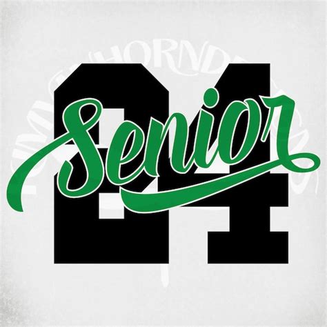 Senior 24 Svg Class Of 2024 Svg Dxf Png And Two Printable Etsy