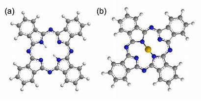 Structure C4 Hydrogen Molecules Phthalocyanine Molecular Cfn