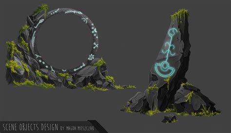 Portal And Monolith Magdalena Mieszczak On Artstation At Game Concept