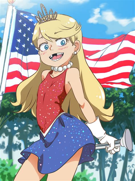Jcm2 Lola Loud The Loud House Highres 1girl 4th Of July Bare