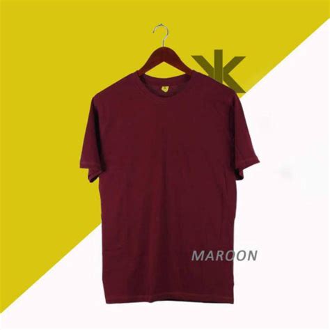 Jual Bisa Cod Kaos Polos Bahan Cotton Combed S Kualitas Premium Baju Kaos Pria Gratis