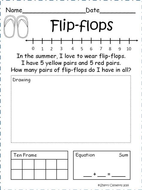 Children may need assistance from teachers or parents to get started. June Addition Word Problems | Equation, Summer and Homework