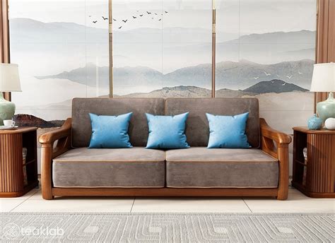 Buy Traditional Teak Wood Sofa Set Online Teaklab