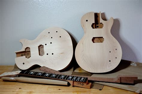 Bass jazz guitar diy kit. Precision Guitar Kits Les Paul Style Guitar Review