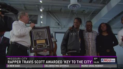 Rapper Travis Scott Receives Key To Missouri City