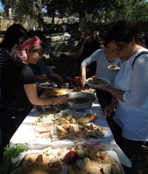 Fish was the main source of protein in the greek diet. Tasting foods made according ancient Greek information for ...