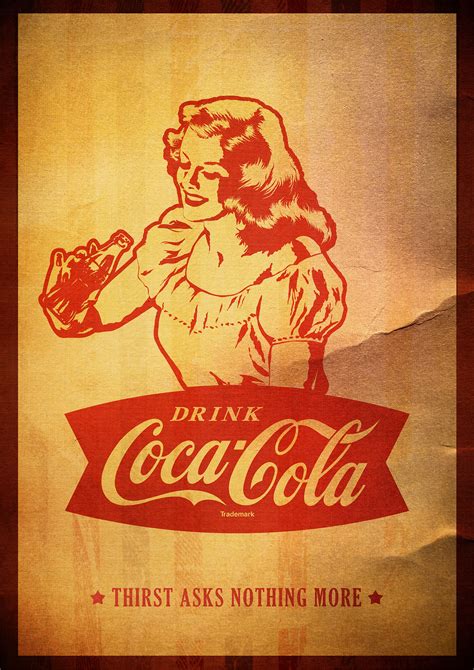 Coca Cola Vintage Posters On Behance